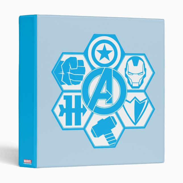 Avengers Assemble Icon Badge Binder (Front/Spine)