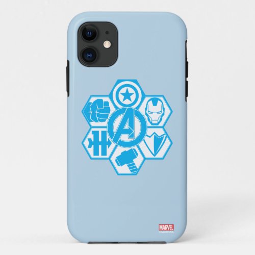 Avengers Assemble Icon Badge iPhone 11 Case
