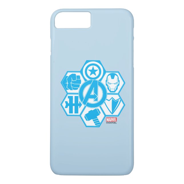 Avengers Assemble Icon Badge Case-Mate iPhone Case (Back)