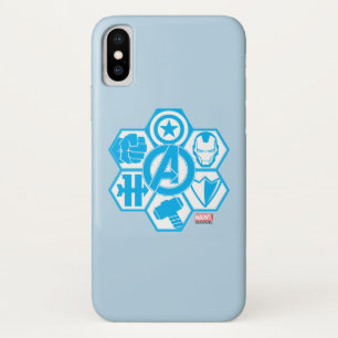 Avengers Assemble Icon Badge iPhone X Case