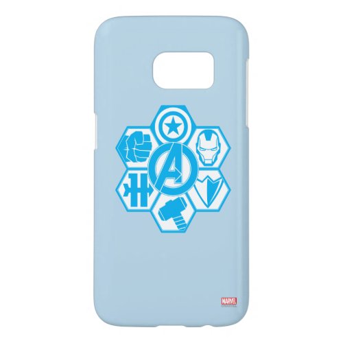 Avengers Assemble Icon Badge Samsung Galaxy S7 Case