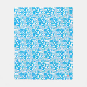 Avengers Assemble Icon Badge Fleece Blanket