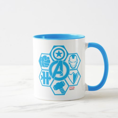 Avengers Assemble Icon Badge Mug
