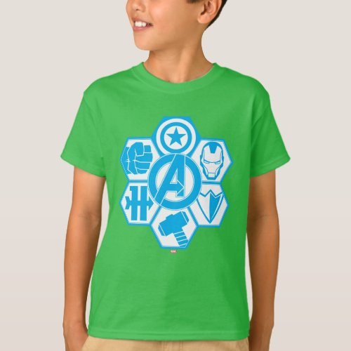 Avengers Assemble Icon Badge T_Shirt