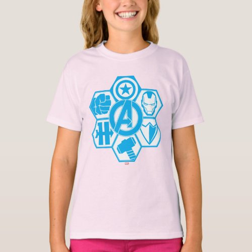 Avengers Assemble Icon Badge T_Shirt