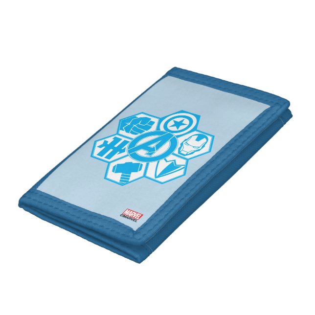 Avengers Assemble Icon Badge Tri-fold Wallet (Bottom)