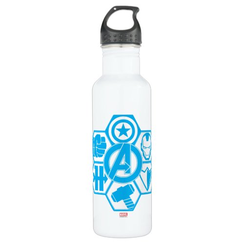 Avengers Assemble Icon Badge Water Bottle