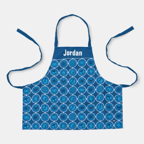 Avengers Assemble Icon Pattern Apron