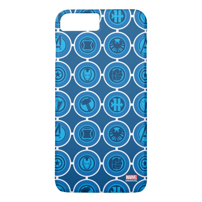 Avengers Assemble Icon Pattern Case-Mate iPhone Case (Back)