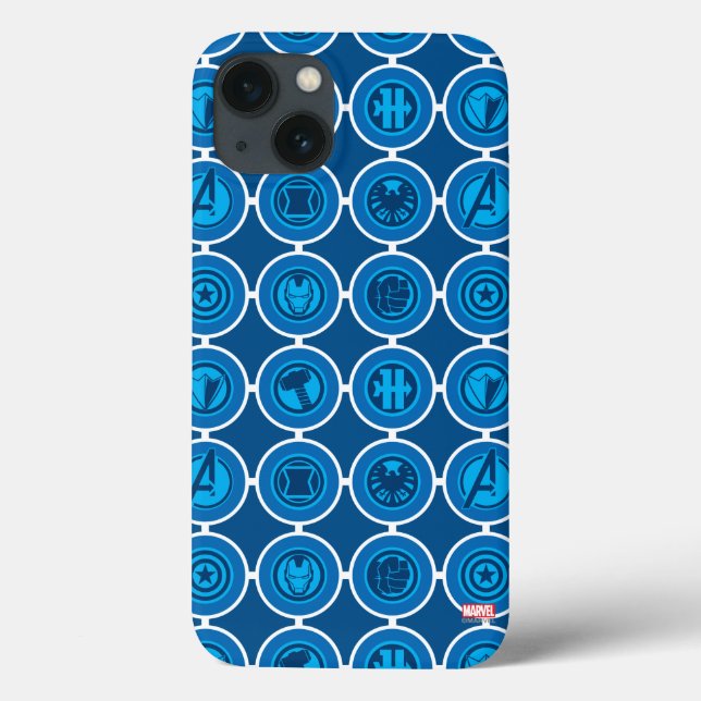 Avengers Assemble Icon Pattern Case-Mate iPhone Case (Back)