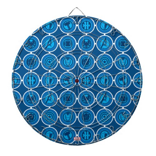 Avengers Assemble Icon Pattern Dart Board