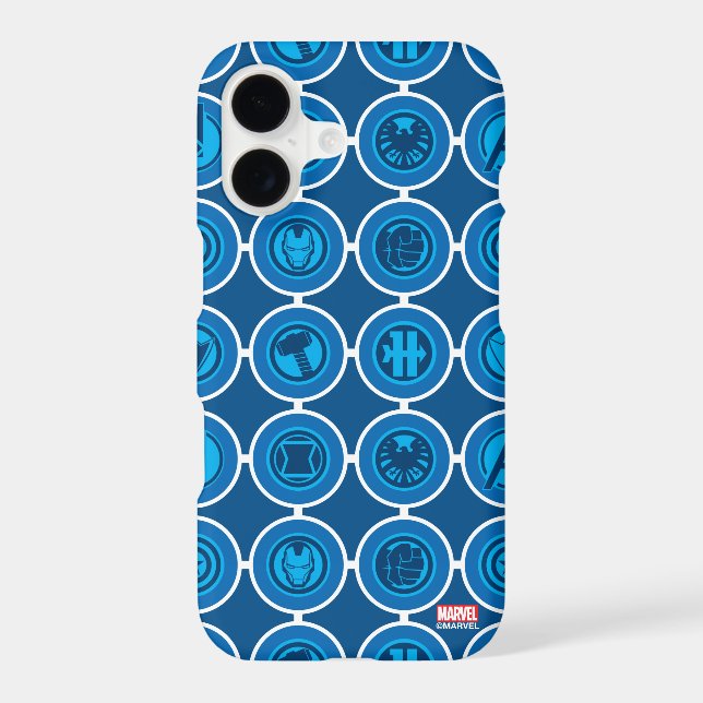 Avengers Assemble Icon Pattern Iphone Case (Back)