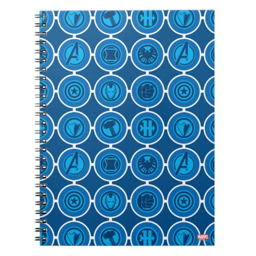 Avengers Assemble Icon Pattern Notebook