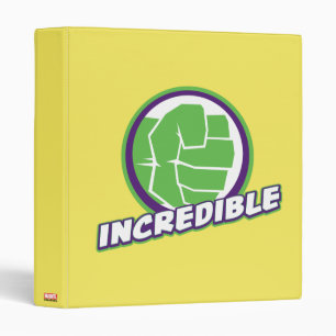 Avengers Assemble Incredible Hulk Logo Binder