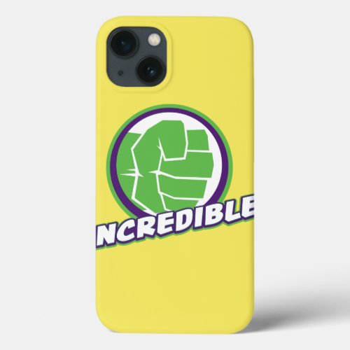 Avengers Assemble Incredible Hulk Logo iPhone 13 Case