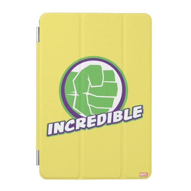 Avengers Assemble Incredible Hulk Logo iPad Mini Cover (Front)
