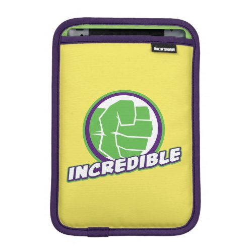 Avengers Assemble Incredible Hulk Logo iPad Mini Sleeve