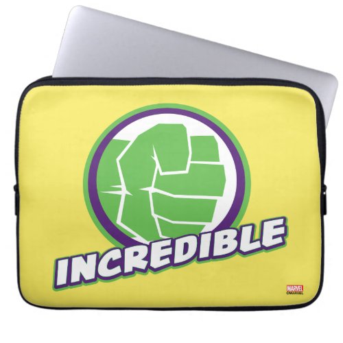 Avengers Assemble Incredible Hulk Logo Laptop Sleeve