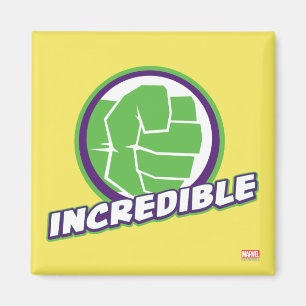 Avengers Assemble Incredible Hulk Logo Magnet