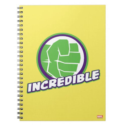 Avengers Assemble Incredible Hulk Logo Notebook