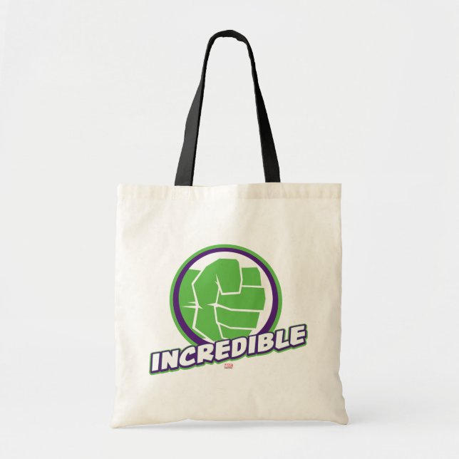 Avengers Assemble Incredible Hulk Logo Tote Bag (Front)
