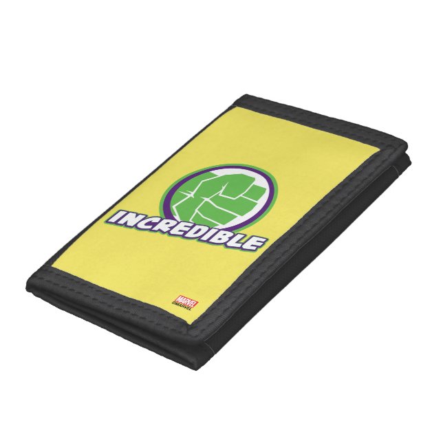 Avengers Assemble Incredible Hulk Logo Tri-fold Wallet (Bottom)