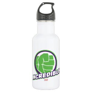 Avengers Assemble Incredible Hulk Logo Water Bottle
