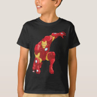 Avengers Assemble Iron Man Character Art T-Shirt