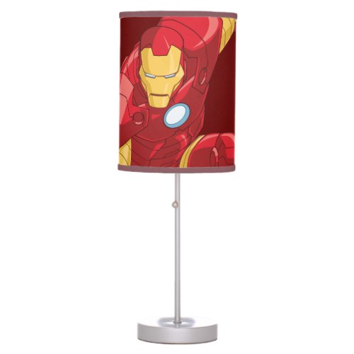 Avengers Assemble Iron Man Character Art Table Lamp
