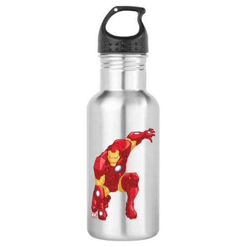 Avengers Assemble Iron Man Character Art Water Bottle