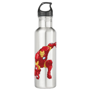 Avengers Assemble Iron Man Character Art Water Bottle