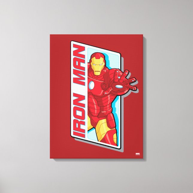 Avengers Assemble Iron Man Graphic Canvas Print (Front)