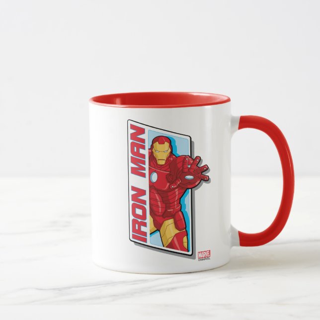 Avengers Assemble Iron Man Graphic Mug (Right)