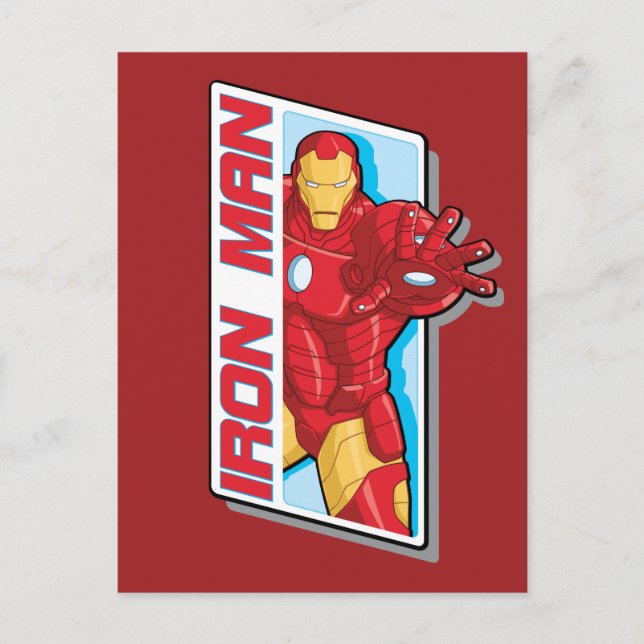 Avengers Assemble Iron Man Graphic Postcard (Front)