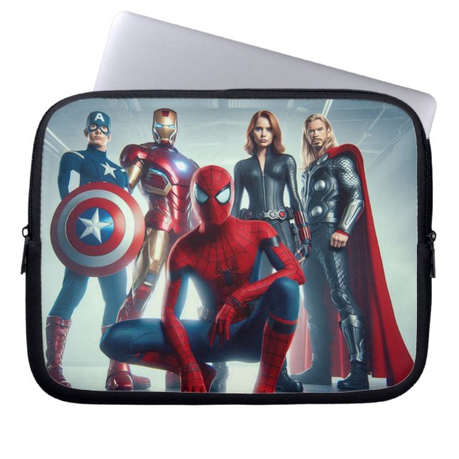 Avengers Assemble Laptop Sleeve (Front)