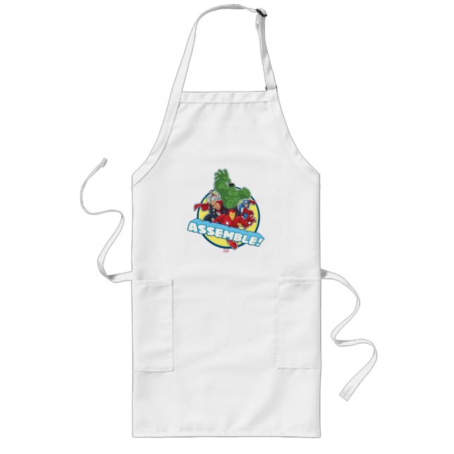 Avengers Assemble! Long Apron (Front)