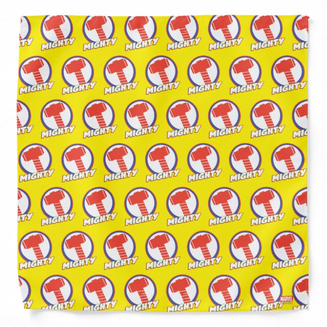 Avengers Assemble Mighty Thor Logo Bandana (Front)