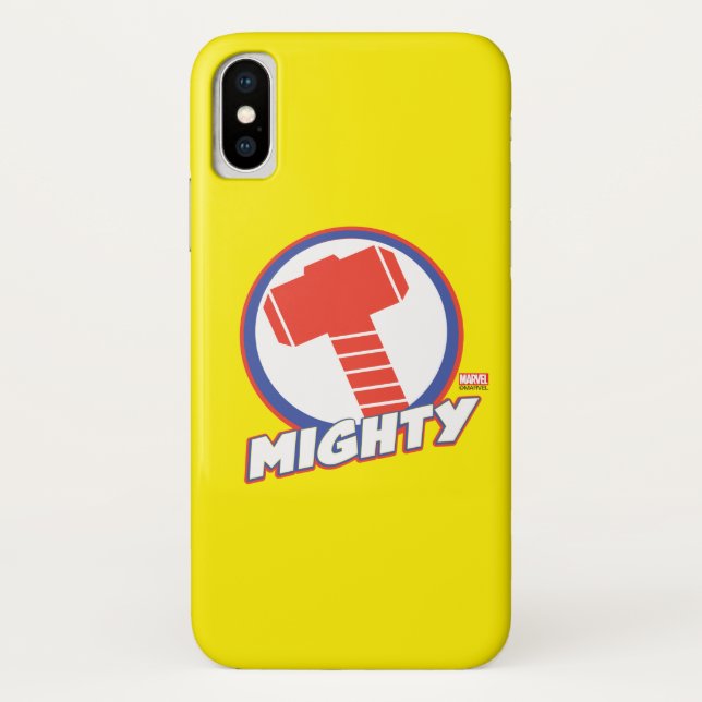Avengers Assemble Mighty Thor Logo Case-Mate iPhone Case (Back)