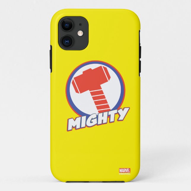 Avengers Assemble Mighty Thor Logo Case-Mate iPhone Case (Back)