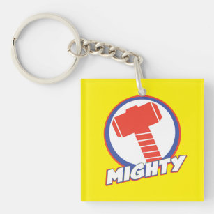 Avengers Assemble Mighty Thor Logo Keychain