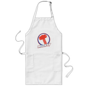 Avengers Assemble Mighty Thor Logo Long Apron