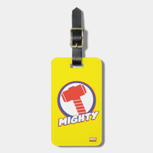 Avengers Assemble Mighty Thor Logo Luggage Tag