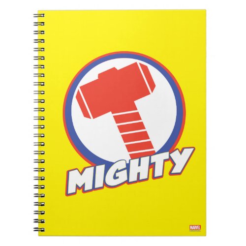 Avengers Assemble Mighty Thor Logo Notebook