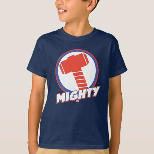 Avengers Assemble Mighty Thor Logo T_Shirt