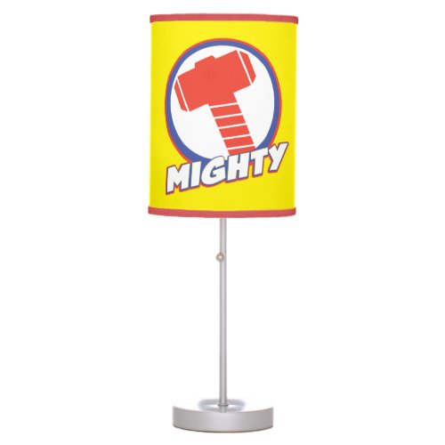 Avengers Assemble Mighty Thor Logo Table Lamp