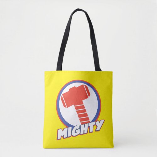 Avengers Assemble Mighty Thor Logo Tote Bag