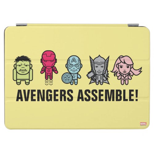 Avengers Assemble _ Stylized Line Art iPad Air Cover