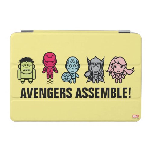 Avengers Assemble _ Stylized Line Art iPad Mini Cover