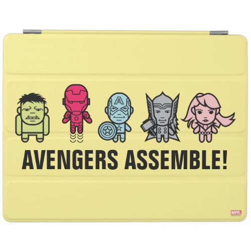 Avengers Assemble _ Stylized Line Art iPad Smart Cover