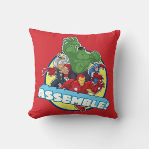 Avengers Assemble! Throw Pillow